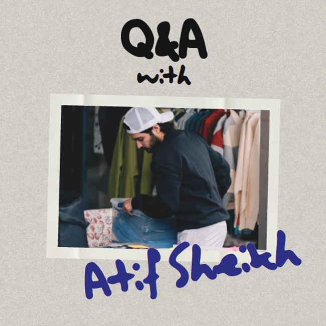 OSAKA Athlete Atif Sheikh sits down for a Q&A before a pickleball match