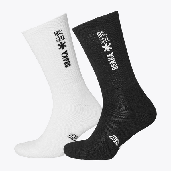 Duo Pack Sports Socks #BlackWhite