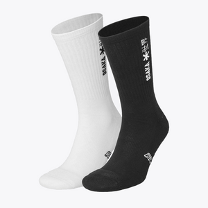 Duo Pack Sports Socks #BlackWhite