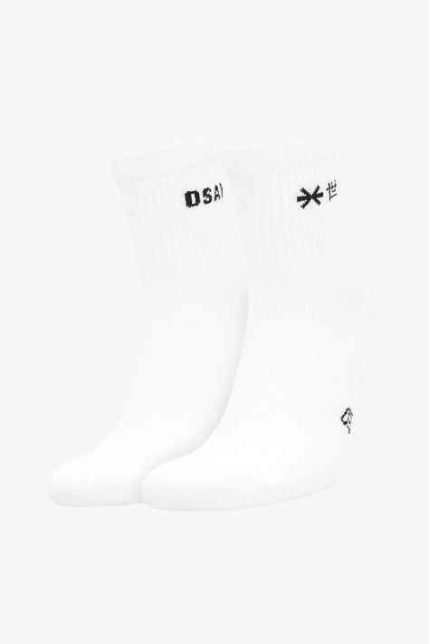 Osaka Short Sport Duo Socks | White