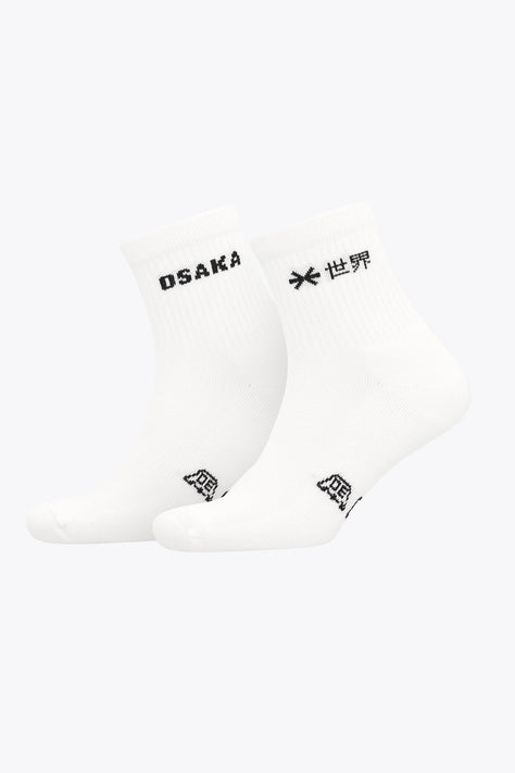 Osaka Short Sport Duo Socks | White