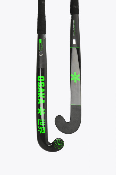Osaka Indoor Hockey Stick Pro Tour 30 2.0 - Low Bow | Iconic Black