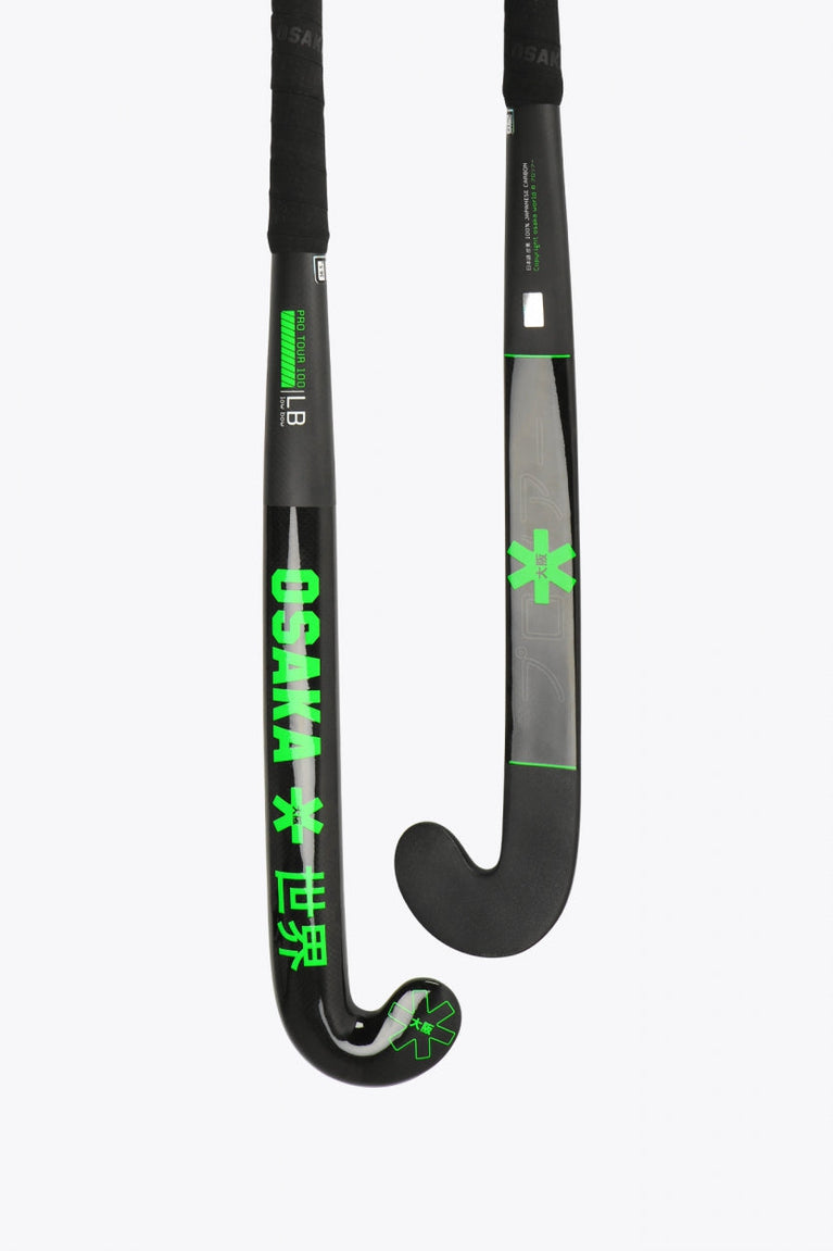 Osaka Field Hockey Stick Pro Tour 100 2.0 - Low Bow | Iconic Black