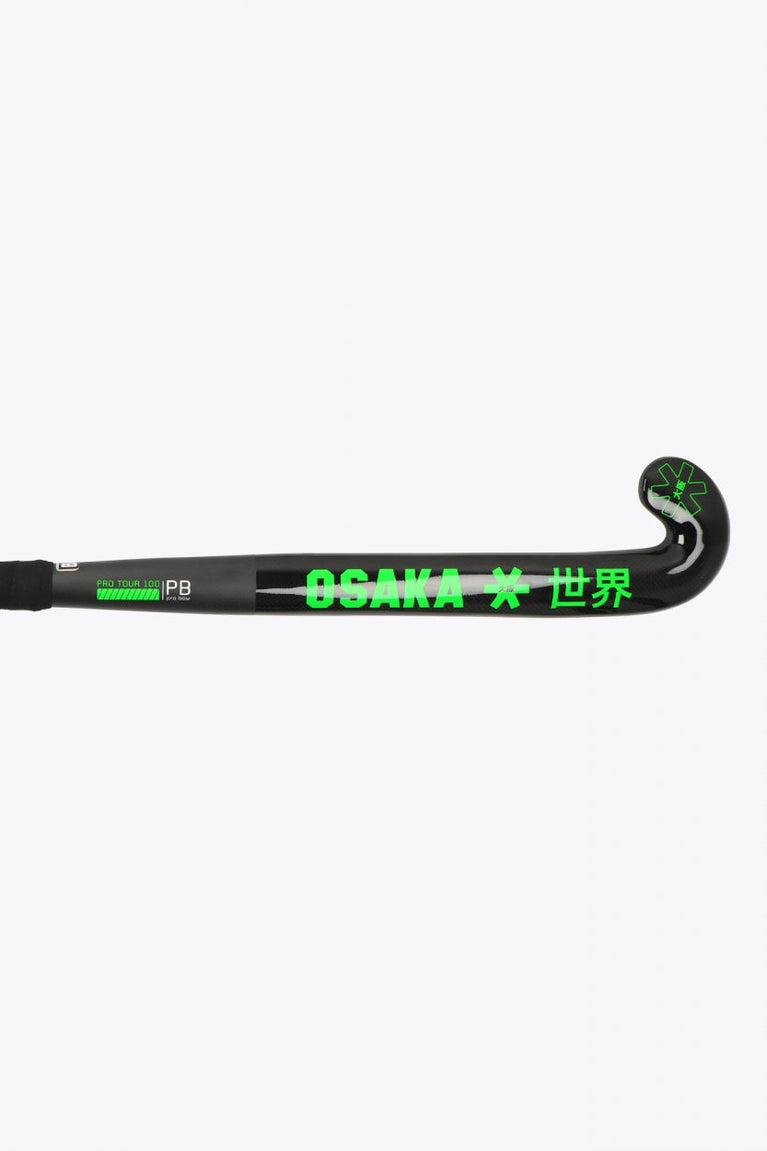 Osaka Field Hockey Stick Pro Tour 100 2.0 - Pro Bow | Iconic Black