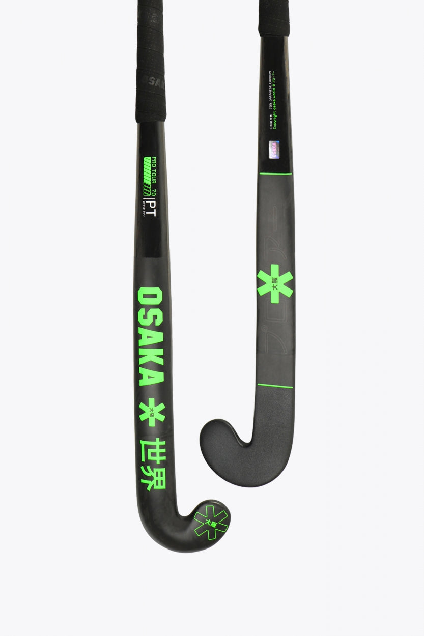 Osaka Field Hockey Stick Pro Tour 70 2.0 - Proto Bow | Iconic Black