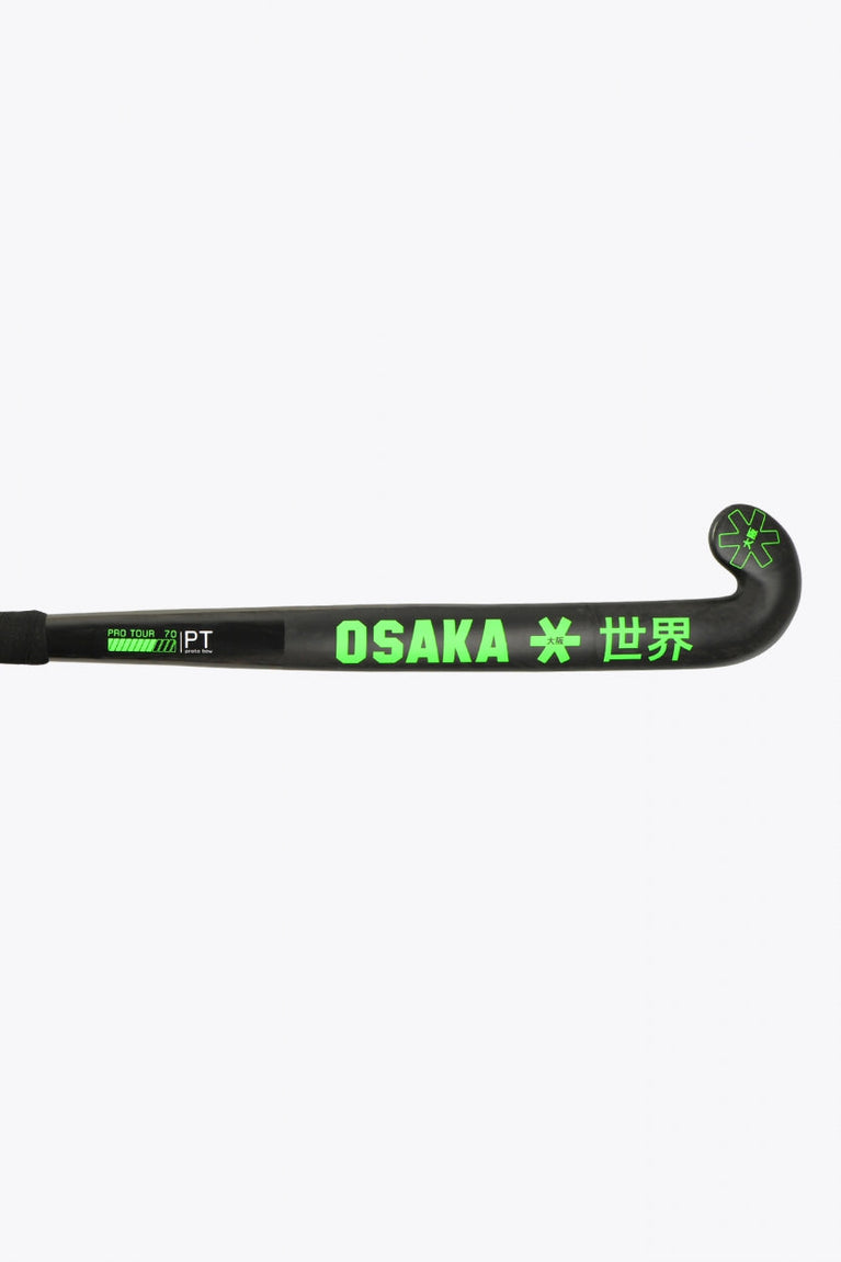 Osaka Field Hockey Stick Pro Tour 70 2.0 - Proto Bow | Iconic Black