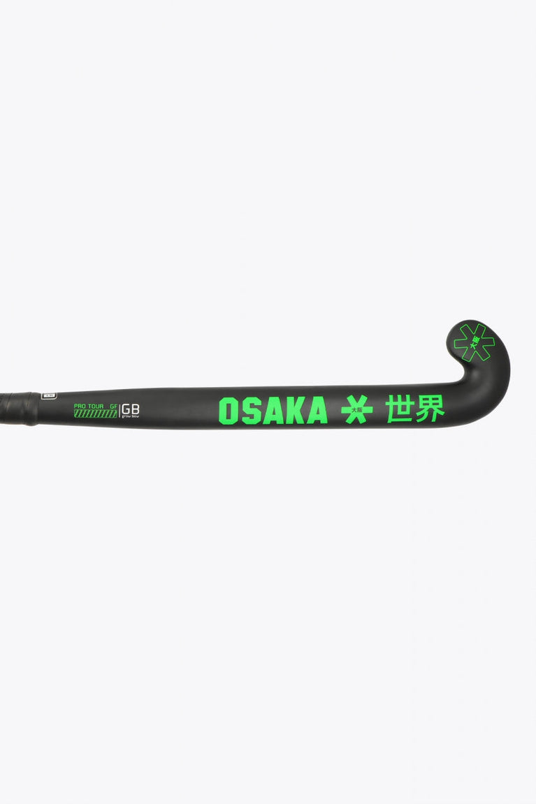 Osaka Field Hockey Stick Pro Tour GF 2.0 - Grow Bow | Iconic Black