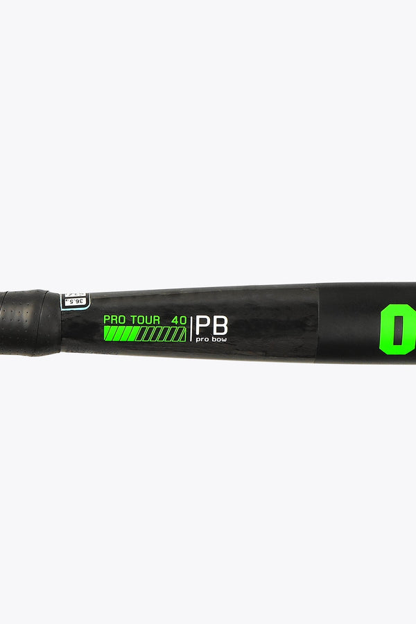 Osaka Field Hockey Stick Pro Tour 40 2.0 - Pro Bow - LTD Edition White | Iconic Black