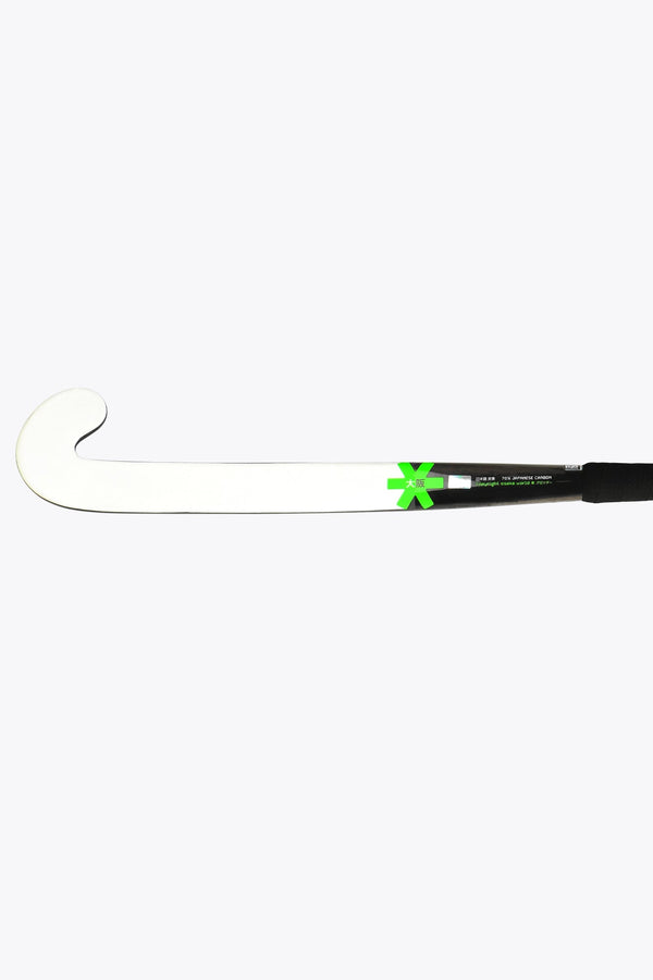 Osaka Field Hockey Stick Pro Tour 70 2.0 - Low Bow - LTD Edition White | Iconic Black