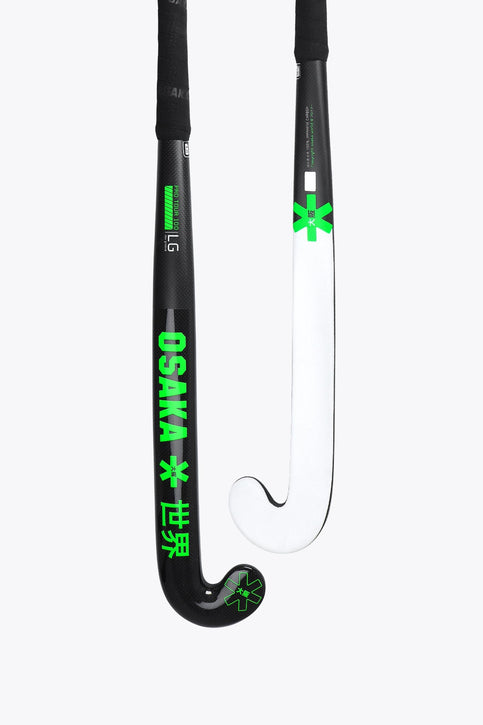 Osaka Field Hockey Stick Pro Tour 100 2.0 - Low Groove- LTD Edition White | Iconic Black