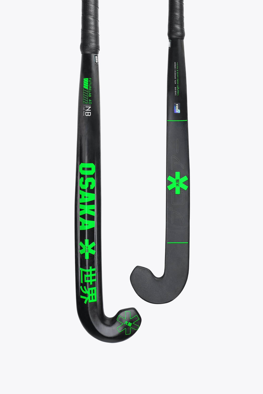 Osaka Field Hockey Stick Pro Bow 40 - Futurelab | Iconic Black