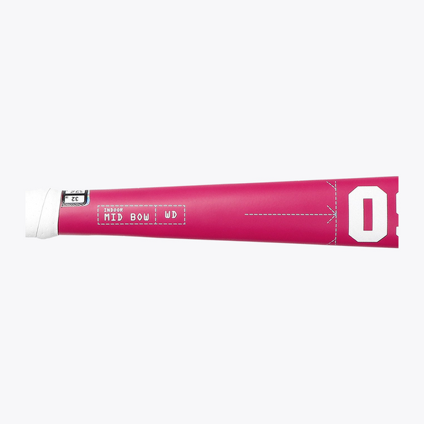 Indoor Hockey Stick Mid Bow WD #Raspberry