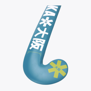 Indoor Hockey Stick Mid Bow WD #RetroBlue