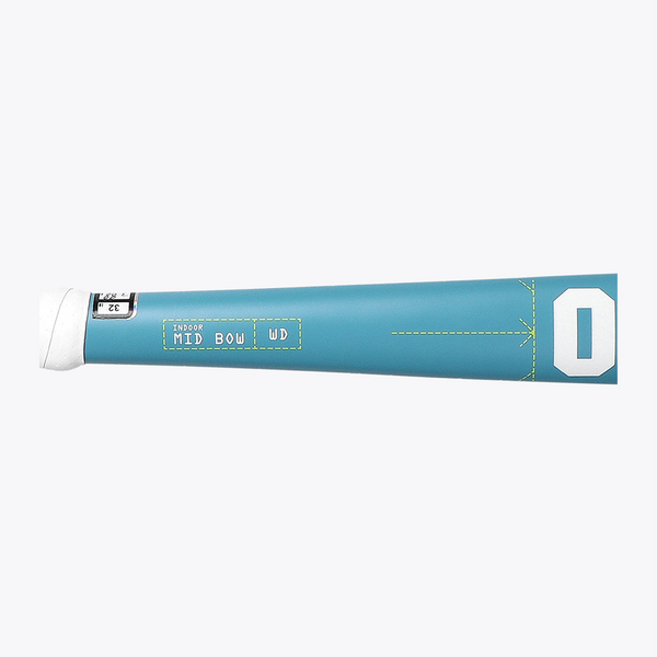 Indoor Hockey Stick Mid Bow WD #RetroBlue