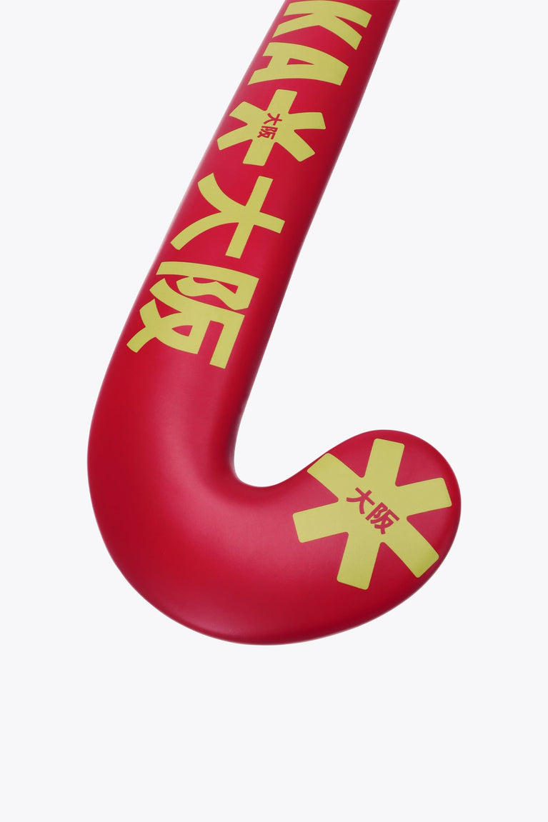 Osaka Indoor Hockey Stick Pro Bow 10 | Raspberry