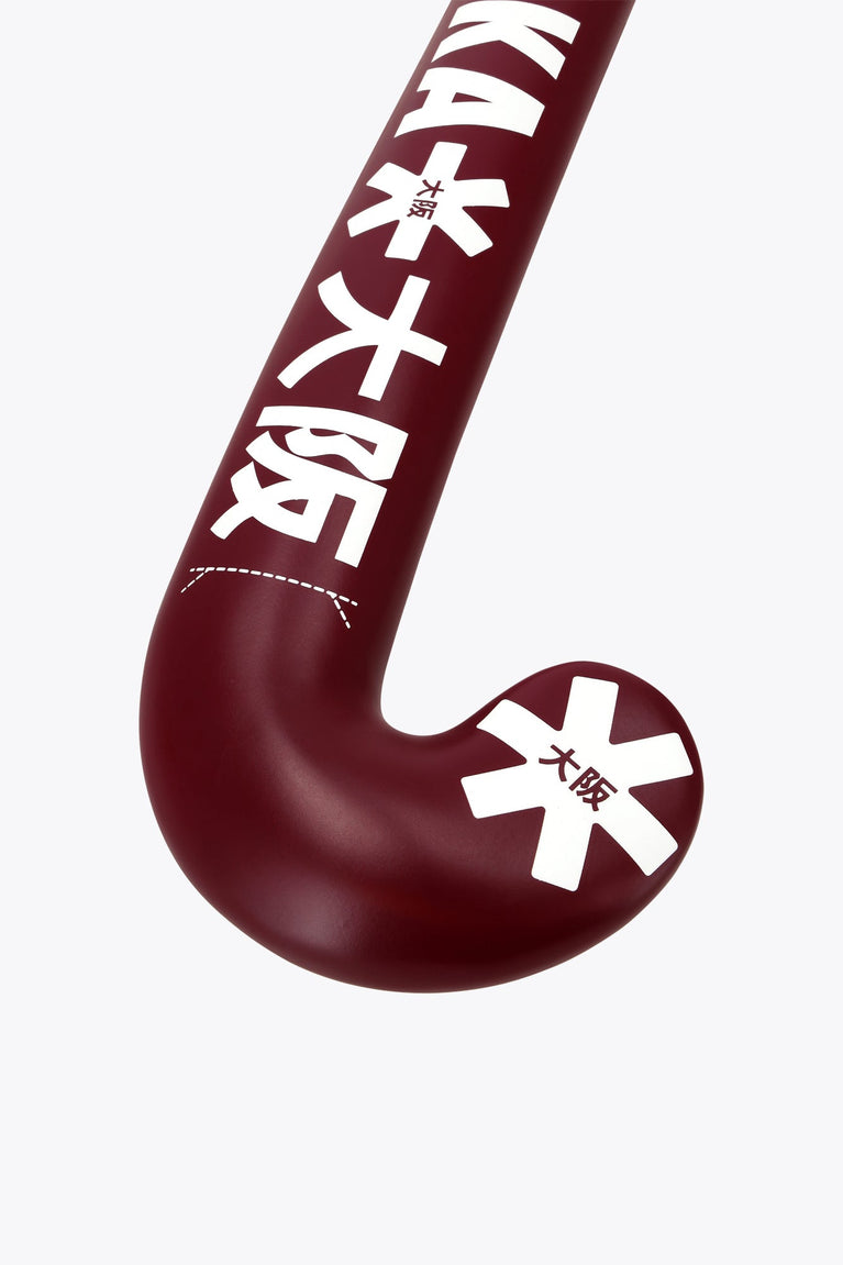 Osaka Field Hockey Stick Mid Bow 25 | Cherry Lacquer