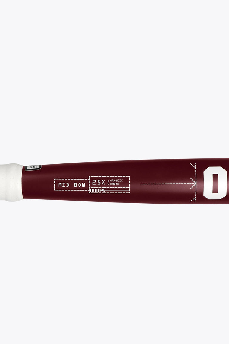 Osaka Field Hockey Stick Mid Bow 25 | Cherry Lacquer