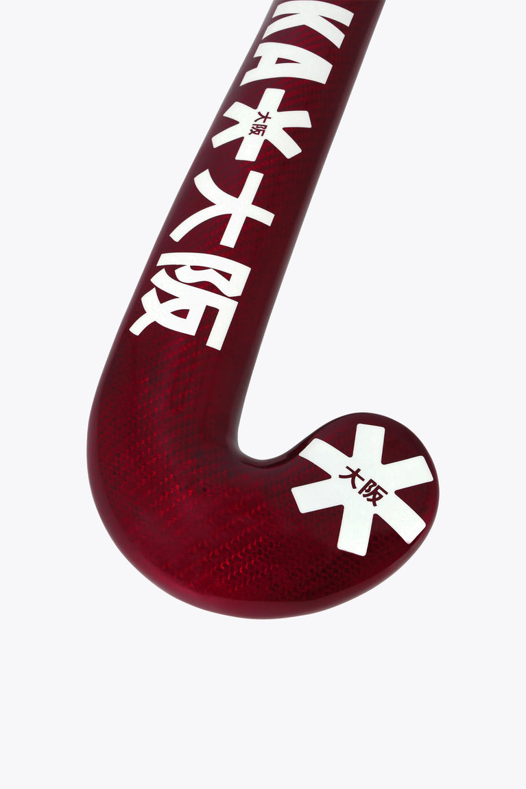 Osaka Field Hockey Stick Mid Bow 70 | Cherry Lacquer