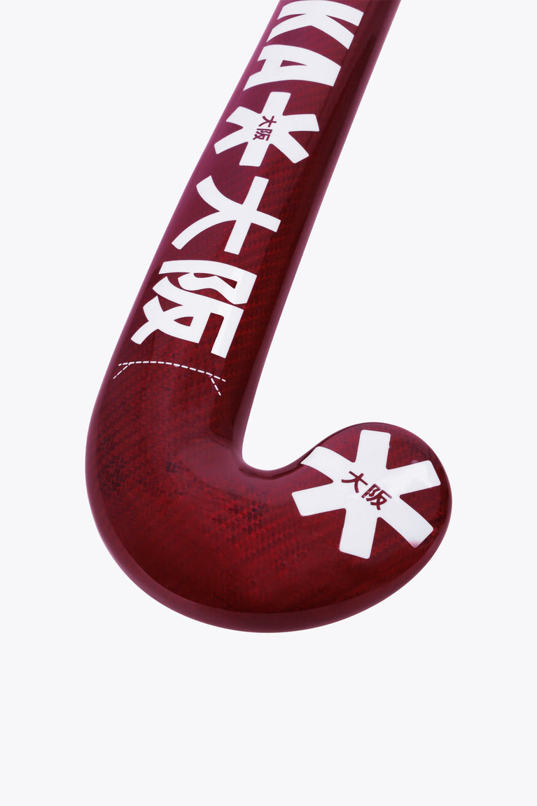 Osaka Field Hockey Stick Mid Bow 85 | Cherry Lacquer