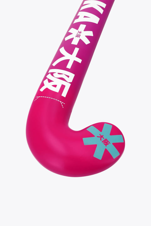 Osaka Field Hockey Stick Mid Bow GF | Blue-Berry Gradient