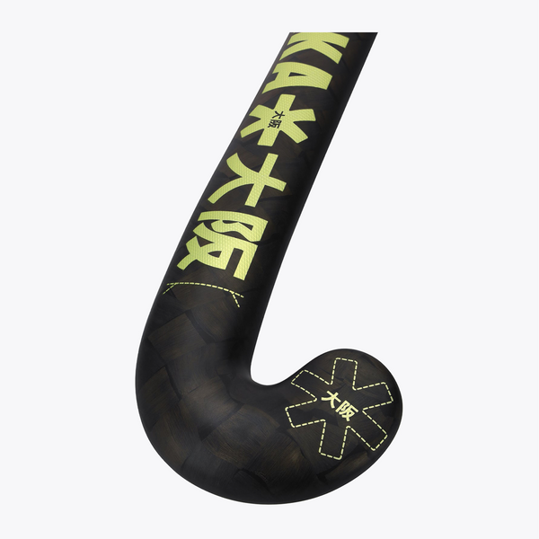 Field Hockey Stick Pro Bow LTD - Pro Tour #ShadowLime