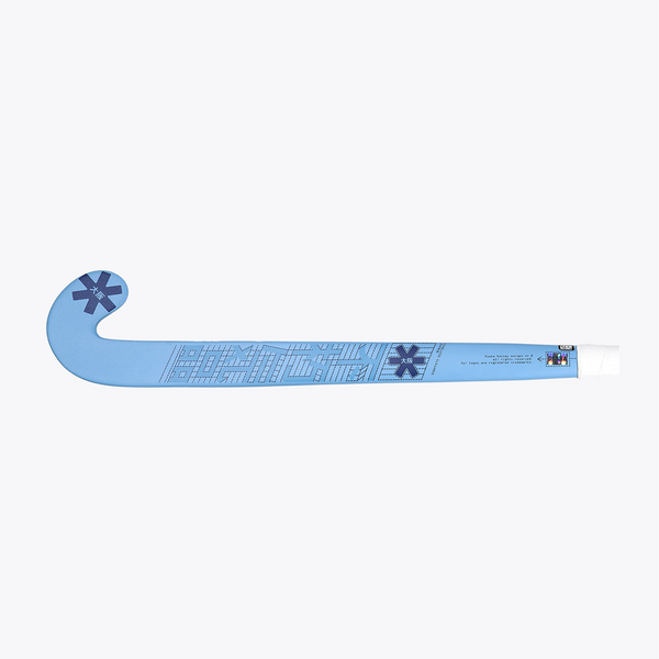 Osaka Indoor Hockey Stick Pro Bow GF #SilverLakeBlue