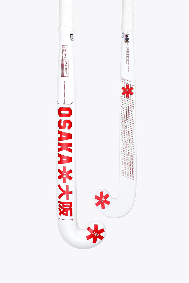 Osaka Field Hockey Stick Low Bow Advanced 25 | Pompeian Red