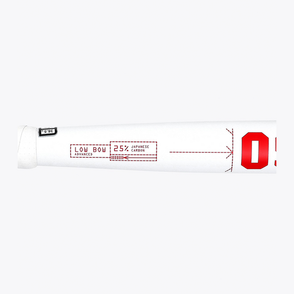 Field Hockey Stick Low Bow Advanced 25 #PompeianRed