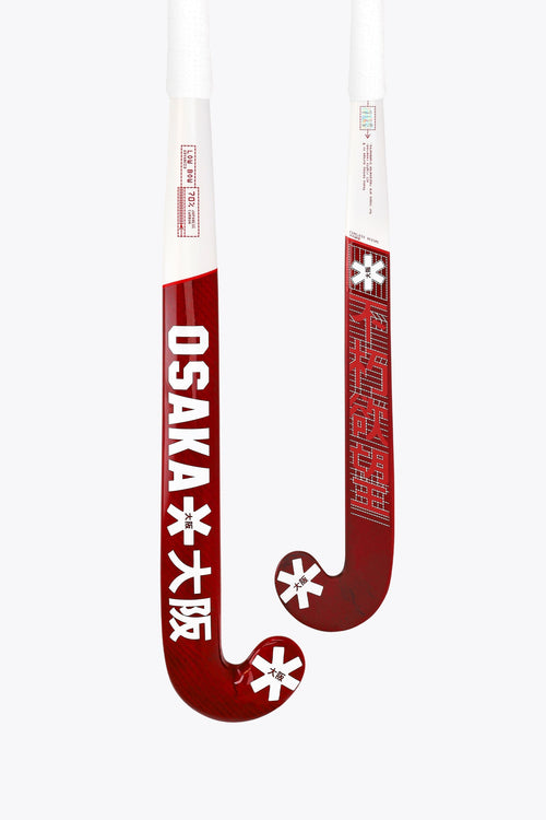 Osaka Field Hockey Stick Low Bow Advanced 70 | Pompeian Red