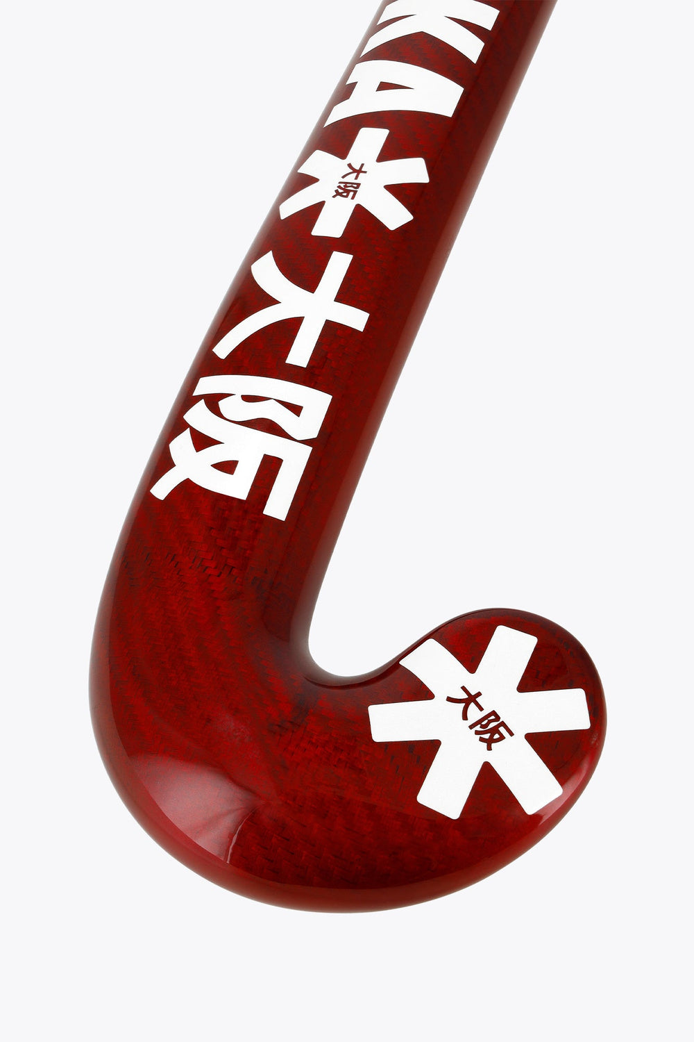 Osaka Field Hockey Stick Low Bow Advanced 70 | Pompeian Red