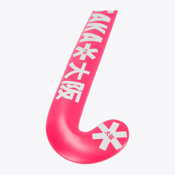 Indoor Hockey Stick Pro Bow GF #HotPink