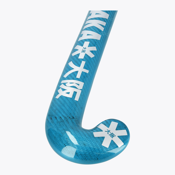 Field Hockey Stick Mid Bow 85 #BlueTopaz