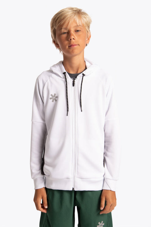 Osaka Kids Training Zip Hoodie | White