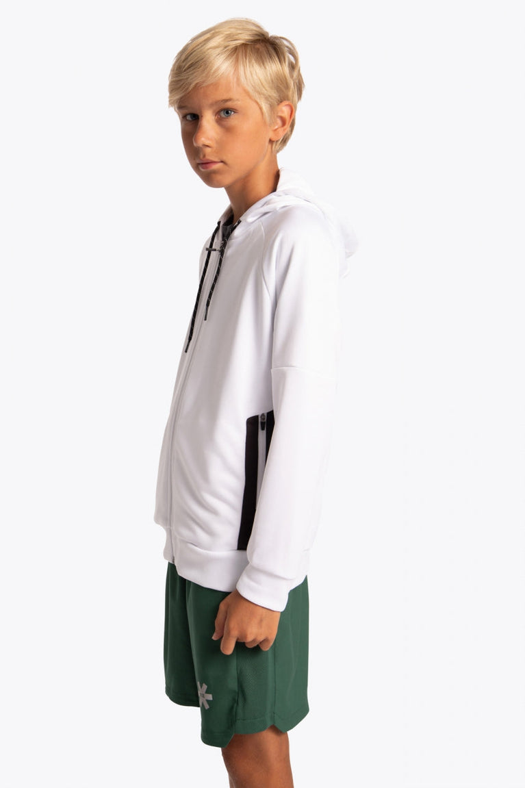Osaka Kids Training Zip Hoodie | White