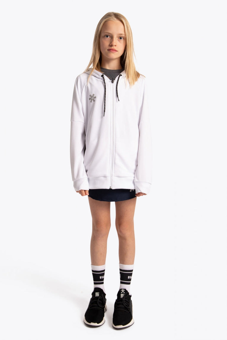 Osaka Kids Training Zip Hoodie | White