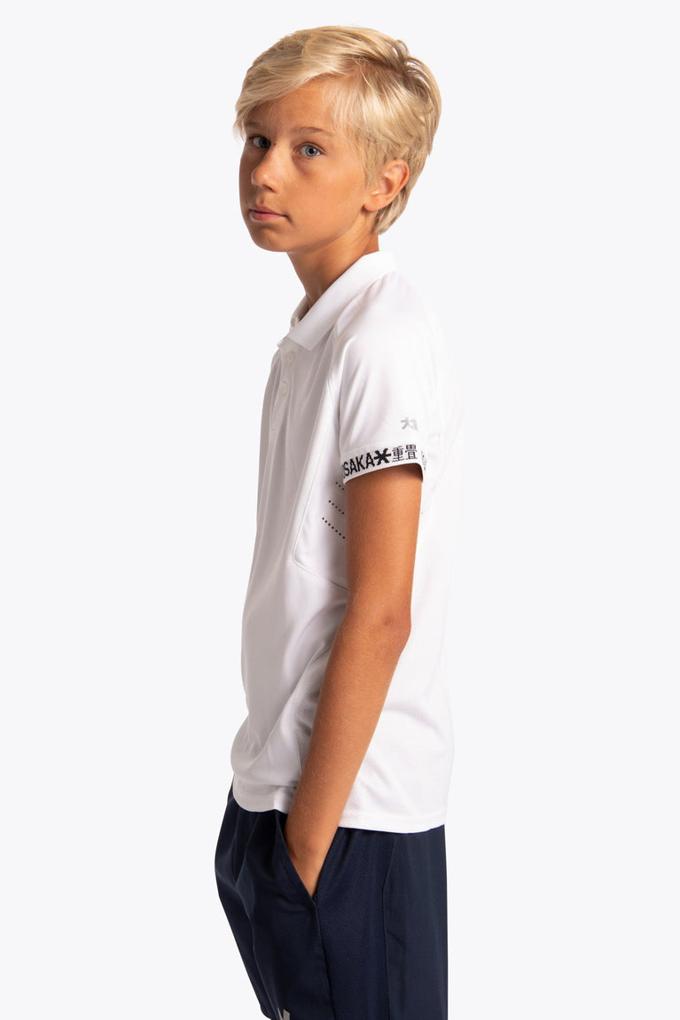 Osaka Kids Polo Jersey | White