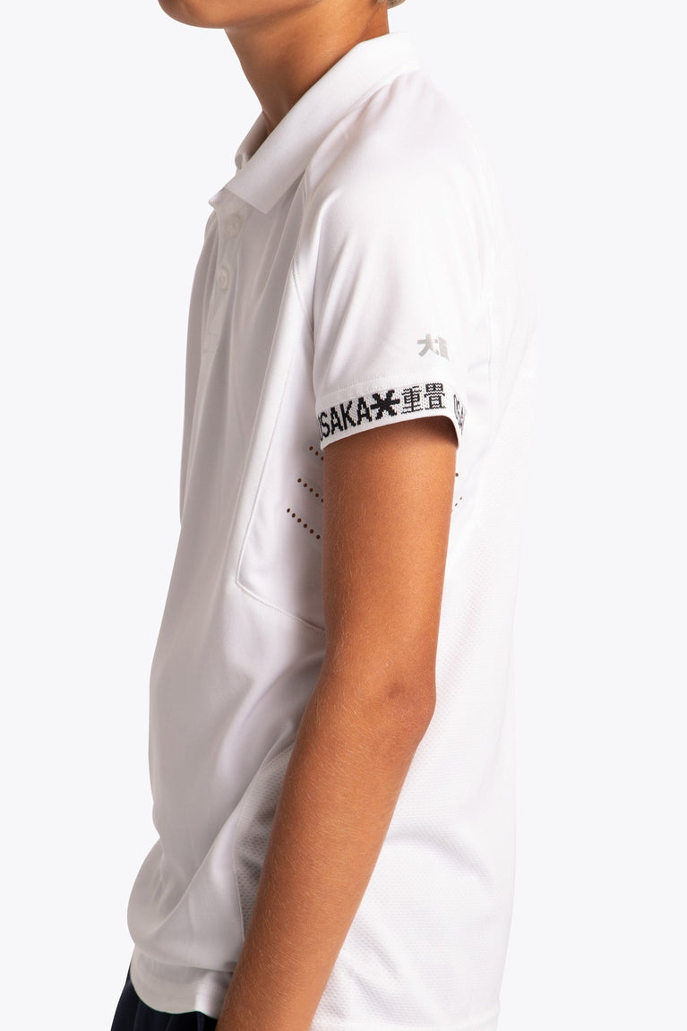 Osaka Kids Polo Jersey | White