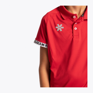 Osaka Kids Polo Jersey #Red