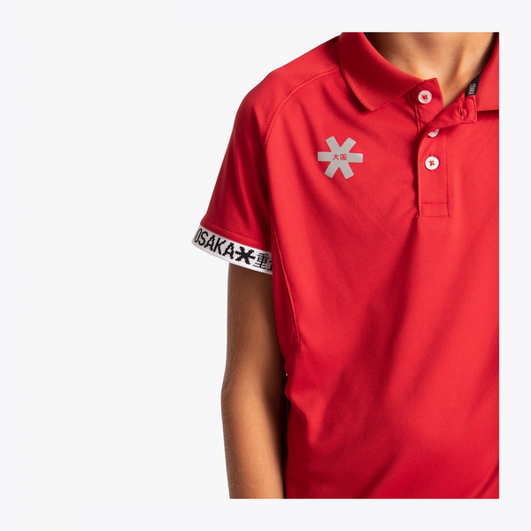 Osaka Kids Polo Jersey #Red