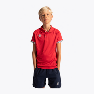 Osaka Kids Polo Jersey #Red