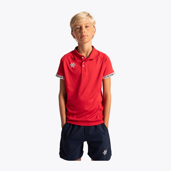 Osaka Kids Polo Jersey #Red