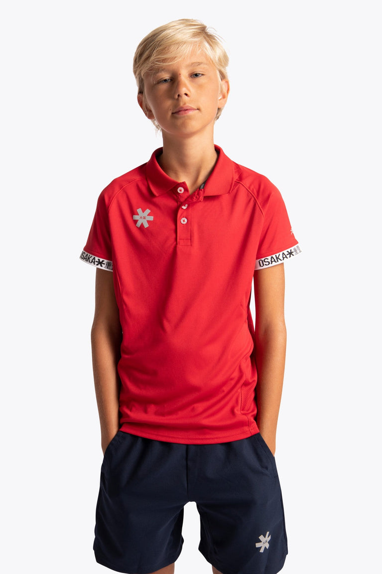 Osaka Kids Polo Jersey | Red
