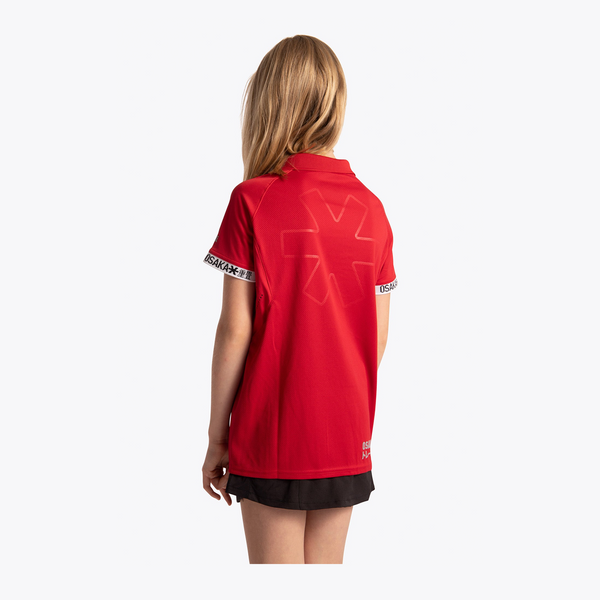 Osaka Kids Polo Jersey #Red