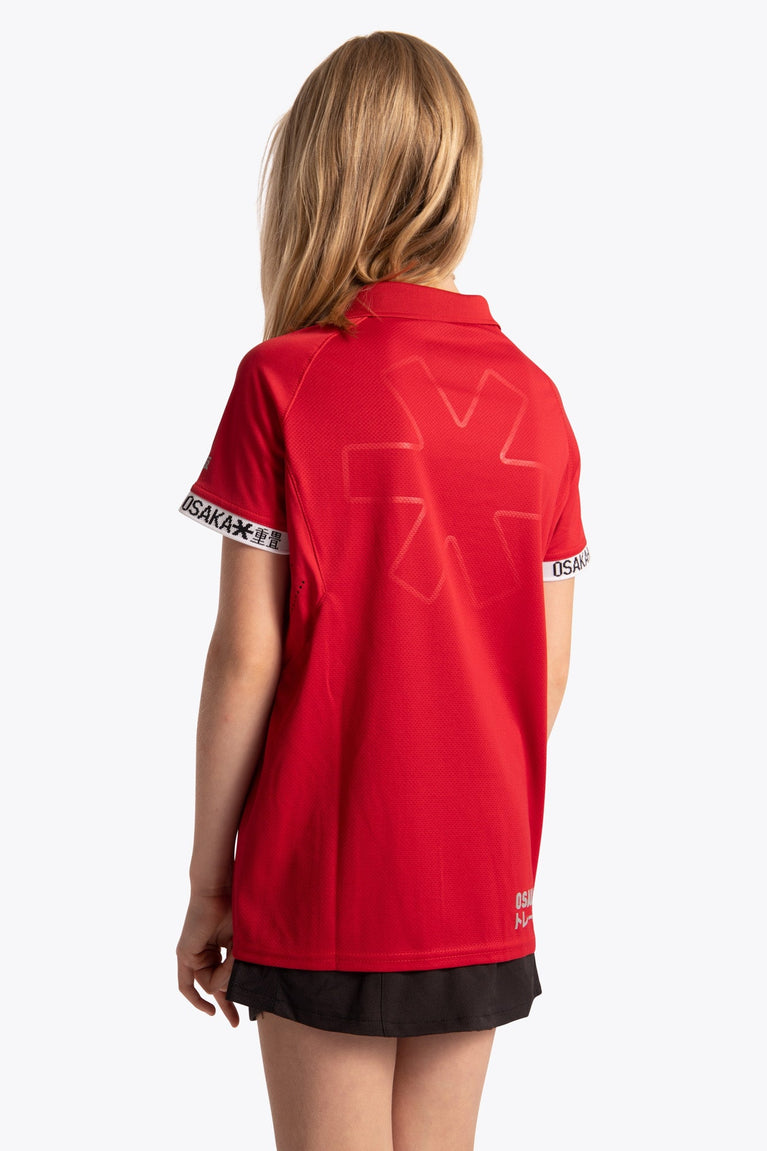 Osaka Kids Polo Jersey | Red