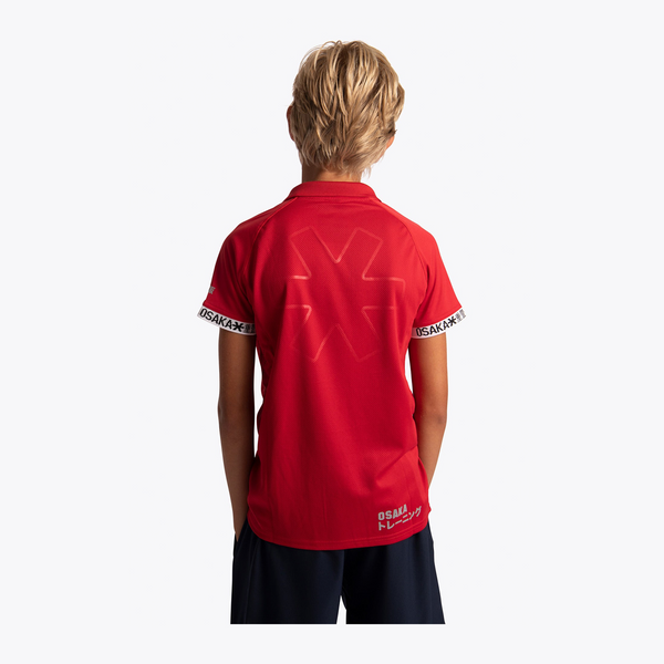 Osaka Kids Polo Jersey #Red
