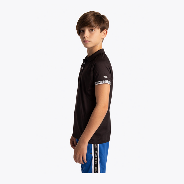 Osaka Kids Polo Jersey #Black