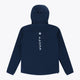 Osaka Kids Softshell Jacket in Navy. Back flatlay view
