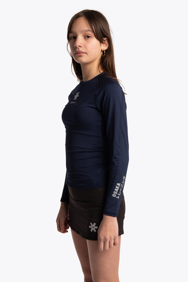 Osaka Kids Baselayer Top | Navy