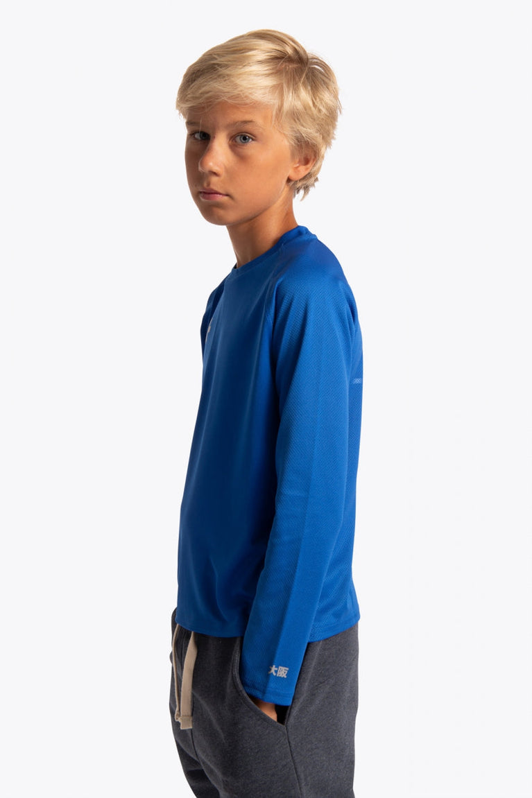 Osaka Kids Training Tee Long Sleeve | Royal Blue