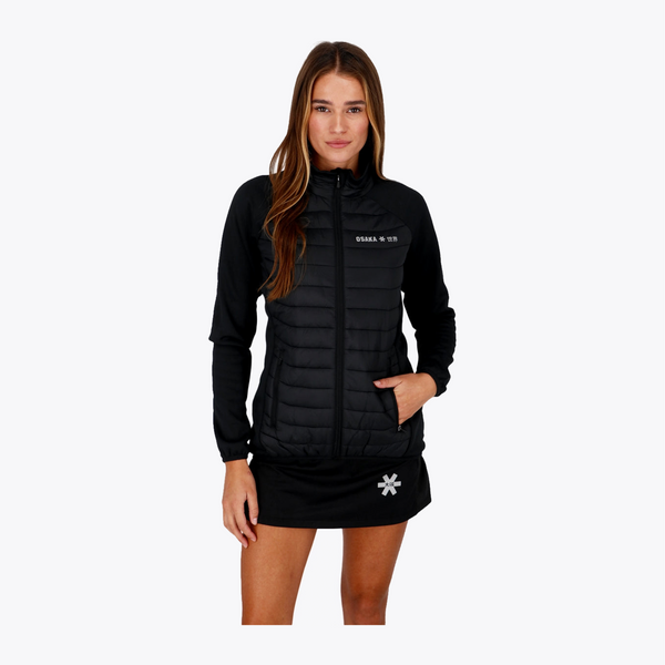 Women Hybrid Jacket #Black